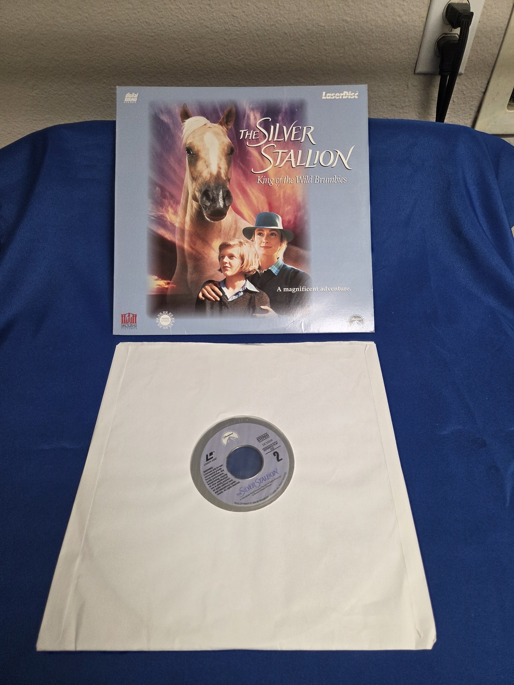 The Silver Stallion LaserDisc - Blue Cover